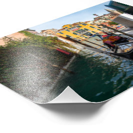 Classic Gondola Mooring in Venice Fotodruck