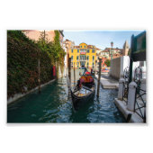 Classic Gondola Mooring in Venice Fotodruck (Vorne)