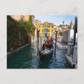 Classic Gondola Mooring in Venice Postkarte (Vorderseite)