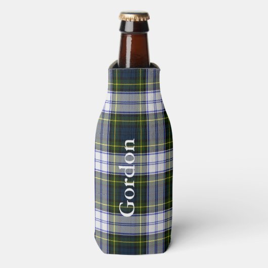 Classic Gordon Dress Tartan Kariert Flasche Cooler Flaschenkühler (Flaschenvorderseite)