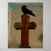 Classic Goth Crow Poster (Vorne)
