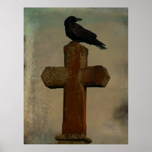 Classic Goth Crow Poster (Vorne)