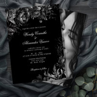 Classic Gothic Black Wedding Foto