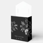 Classic Gothic Black Wedding Vielen Dank Geschenkschachtel (Geöffnet)