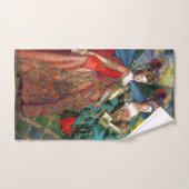 Classic Gothic Gemini Whimsical Butterfly Weibchen Badhandtuch Set (Handtuch)