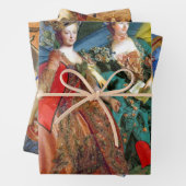 Classic Gothic Gemini Whimsical Butterfly Weibchen Geschenkpapier Set (Beispiel)