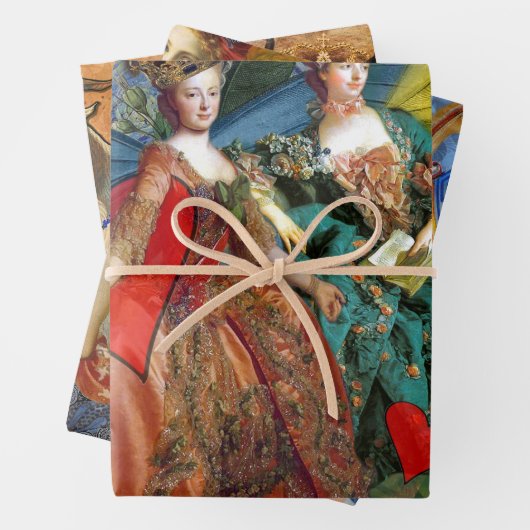 Classic Gothic Gemini Whimsical Butterfly Weibchen Geschenkpapier Set (Beispiel)