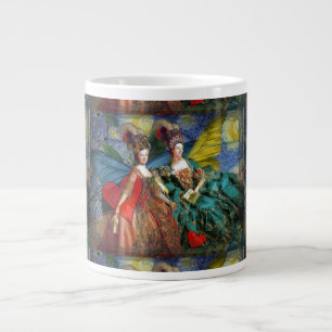 Classic Gothic Gemini Whimsical Butterfly Weibchen Jumbo-Tasse