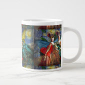 Classic Gothic Gemini Whimsical Butterfly Weibchen Jumbo-Tasse (Rechts)