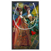 Classic Gothic Gemini Whimsical Butterfly Weibchen Kleine Geschenktüte (Rückseite)