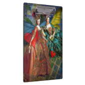 Classic Gothic Gemini Whimsical Butterfly Weibchen Klemmbrett (Rechts)