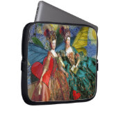 Classic Gothic Gemini Whimsical Butterfly Weibchen Laptopschutzhülle (Vorne Rechts)