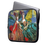 Classic Gothic Gemini Whimsical Butterfly Weibchen Laptopschutzhülle (Vorderseite Links)