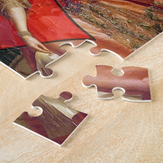 Classic Gothic Gemini Whimsical Butterfly Weibchen Puzzle (Seite)