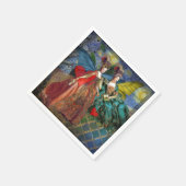 Classic Gothic Gemini Whimsical Butterfly Weibchen Serviette (Ecke)