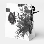 Classic Gothic White Wedding Vielen Dank Geschenkschachtel (Rückseite)