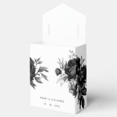 Classic Gothic White Wedding Vielen Dank Geschenkschachtel (Geöffnet)