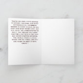 Classic Graduation Ceremony Theme Karte (Innenseite)