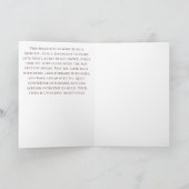 Classic Graduation Ceremony Theme Karte (Innenseite)