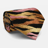 Classic Graduation Gifts For Him Tiger Skin Krawatte (Gerollt)