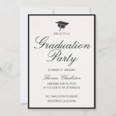 Classic Graduation Invitations  Einladung (Vorderseite)