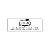 Classic Graduation Return Address Permastempel (Design)