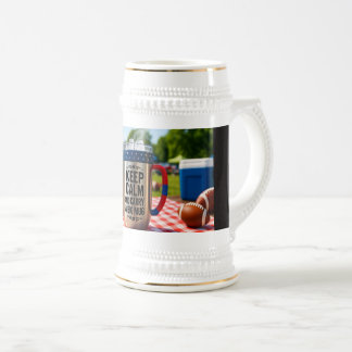 Classic Gray/Blue Stein 22oz Tasse