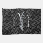 Classic Gray Garage Handküche Fett Handtuch (Horizontal)