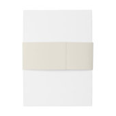 Classic Gray Monogram Formal Florals Wedding Einladungsbanderole (Rückseitenbeispiel)