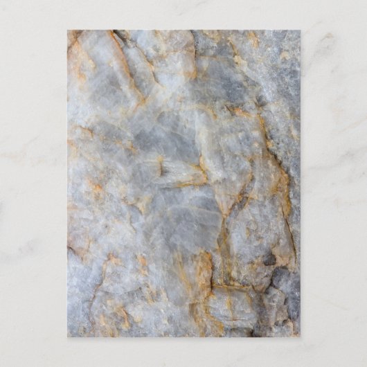 Classic Gray Quarz Crystal Postkarte (Vorderseite)