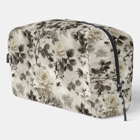 Classic Gray Rose Waschbeutel (Rechte Ecke)