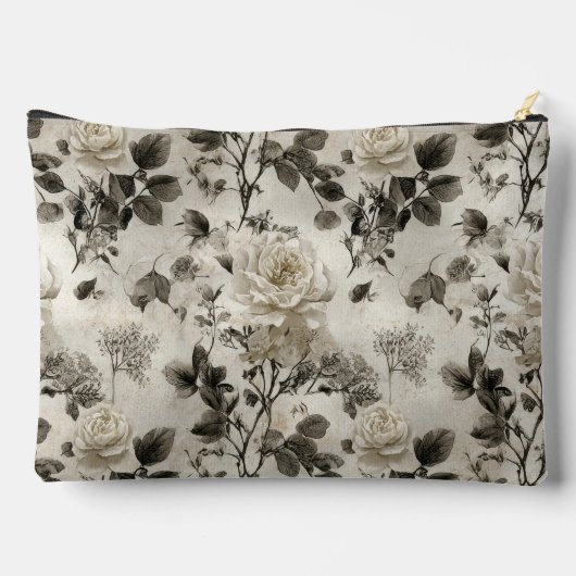 Classic Gray Rose Zubehörtasche (Rückseite)