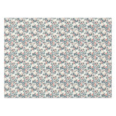 Classic Green and Red Holly and Berries Weihnachte Tischdecke (Vorderseite (Horizontal))