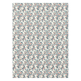 Classic Green and Red Holly and Berries Weihnachte Tischdecke