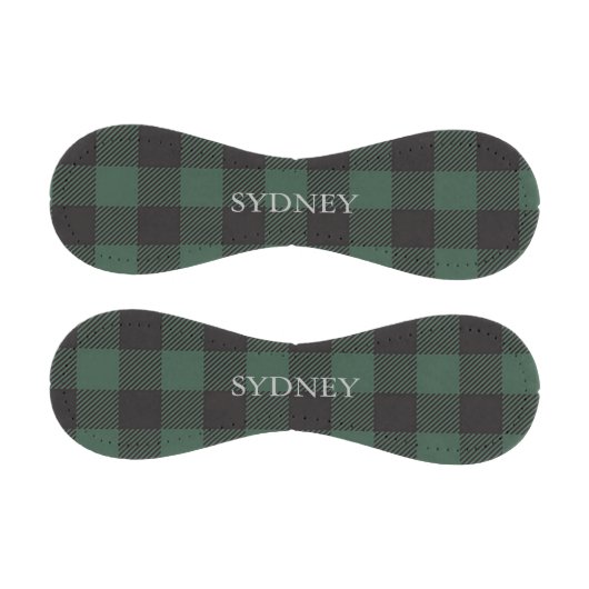 Classic Green Black Buffalo Tartan Kariert Custom Baseball (Paneele)