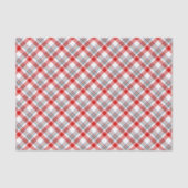 Classic Green Blue White Kariert Karo Muster Seidenpapier (Vorderseite)