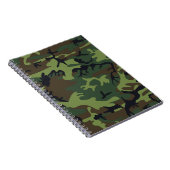 Classic Green Camouflage Pattern Notizblock (Rechte Seite)