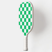 Classic green checkered  pickleball schläger (Links)