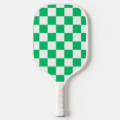 Classic green checkered  pickleball schläger (Vorderseite)