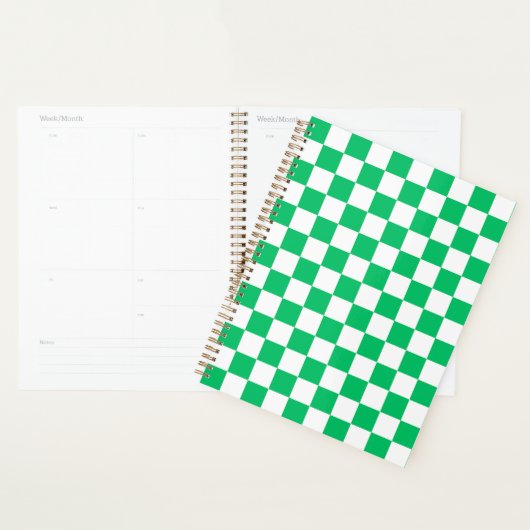 Classic green checkered  planer (Anzeige)