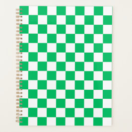 Classic green checkered  planer