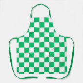 Classic green checkered  schürze (Vorderseite)