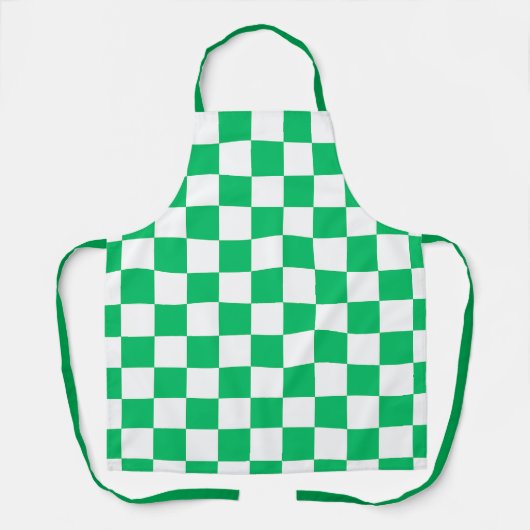 Classic green checkered  schürze (Vorderseite)