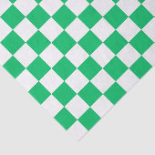 Classic green checkered  seidenpapier (Ausschnitt)