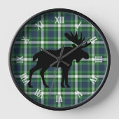 Classic Green Dunkk Blue Lumberjack Kariertes Must Uhr (Vorderseite)