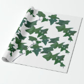 Classic Green English Ivy Geschenkpapier (Ungerollt)