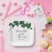 Classic Green English Ivy Pappteller (Party)