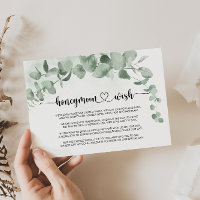 Classic Green Eucalyptus Foliage Honeymoon Wish