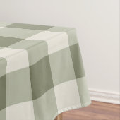 Classic Green Farmhouse Gingham Style Tischdecke (Beispiel)
