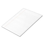 Classic Green Line College Rule Notizblock (angewinkelt)